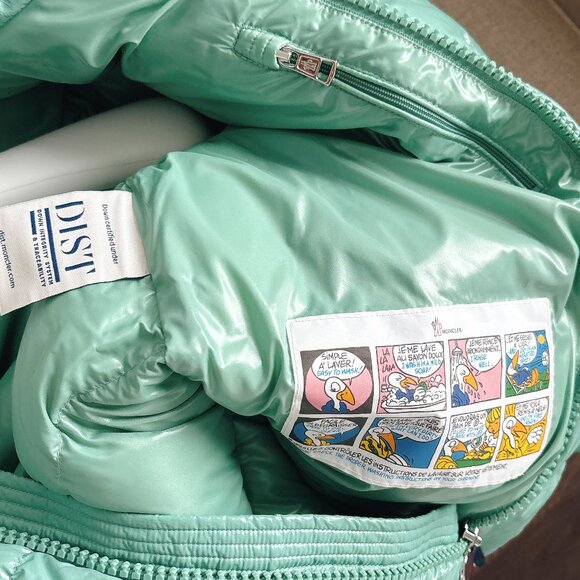 BRAND NEW WITH TAG MONCLER JACKET, SIZE 1, MAYA, MINT COLOUR - Picture 10 of 14